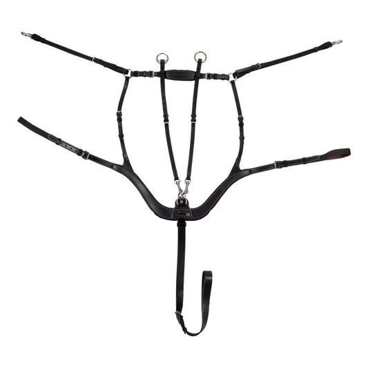 Equestro napierśnik z wytokiem Breastplate Black 24h