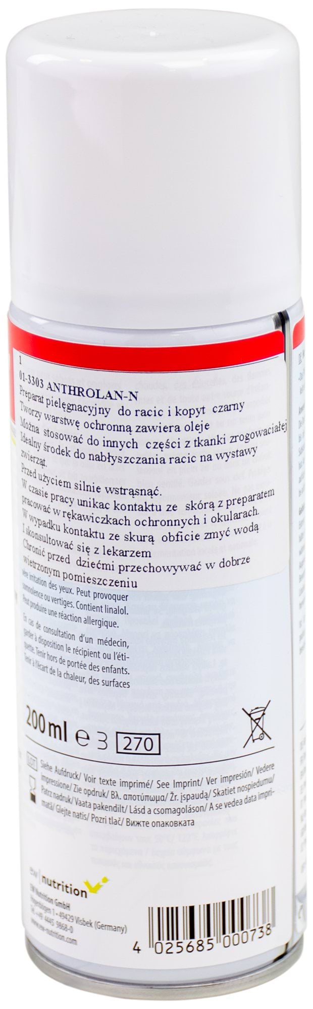 Kerbl spray do ochrony i pielęgnacji kopyt Anthrolan-N, 200 ml