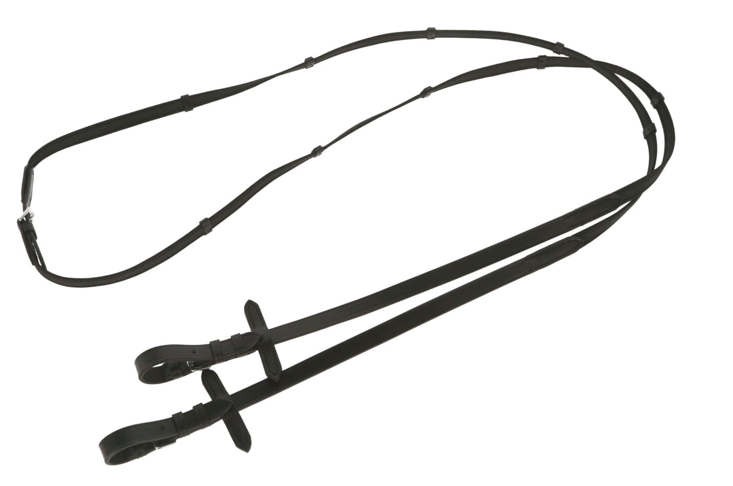 Covalliero wodze gumowane AntiSlip, 15 mm, czarne 24h
