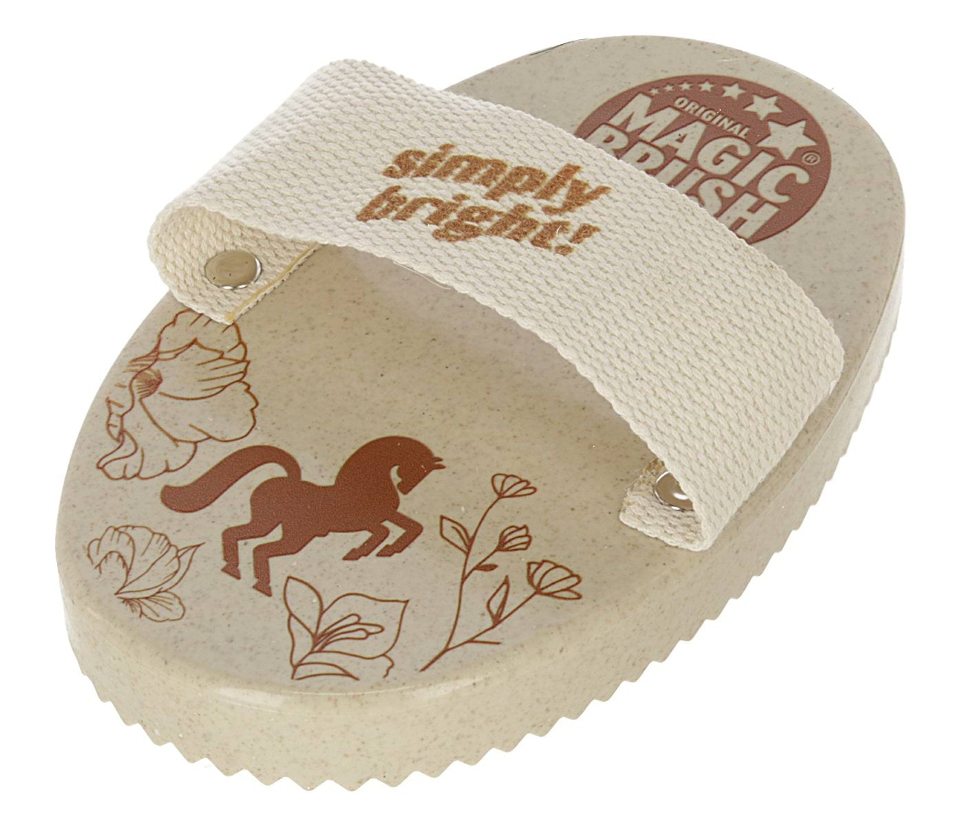 MagicBrush zgrzebło ze szlufką WaterLily 16cm