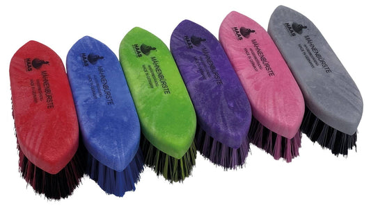Haas Szczotka do grzywy i ogona dla konia, różne kolory, 18 cm