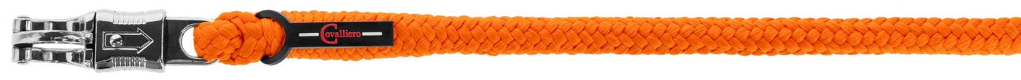 Covalliero uwiąz dla konia Hippo, bezpieczny karabińczyk, pomarańczowy, 200 cm 24h