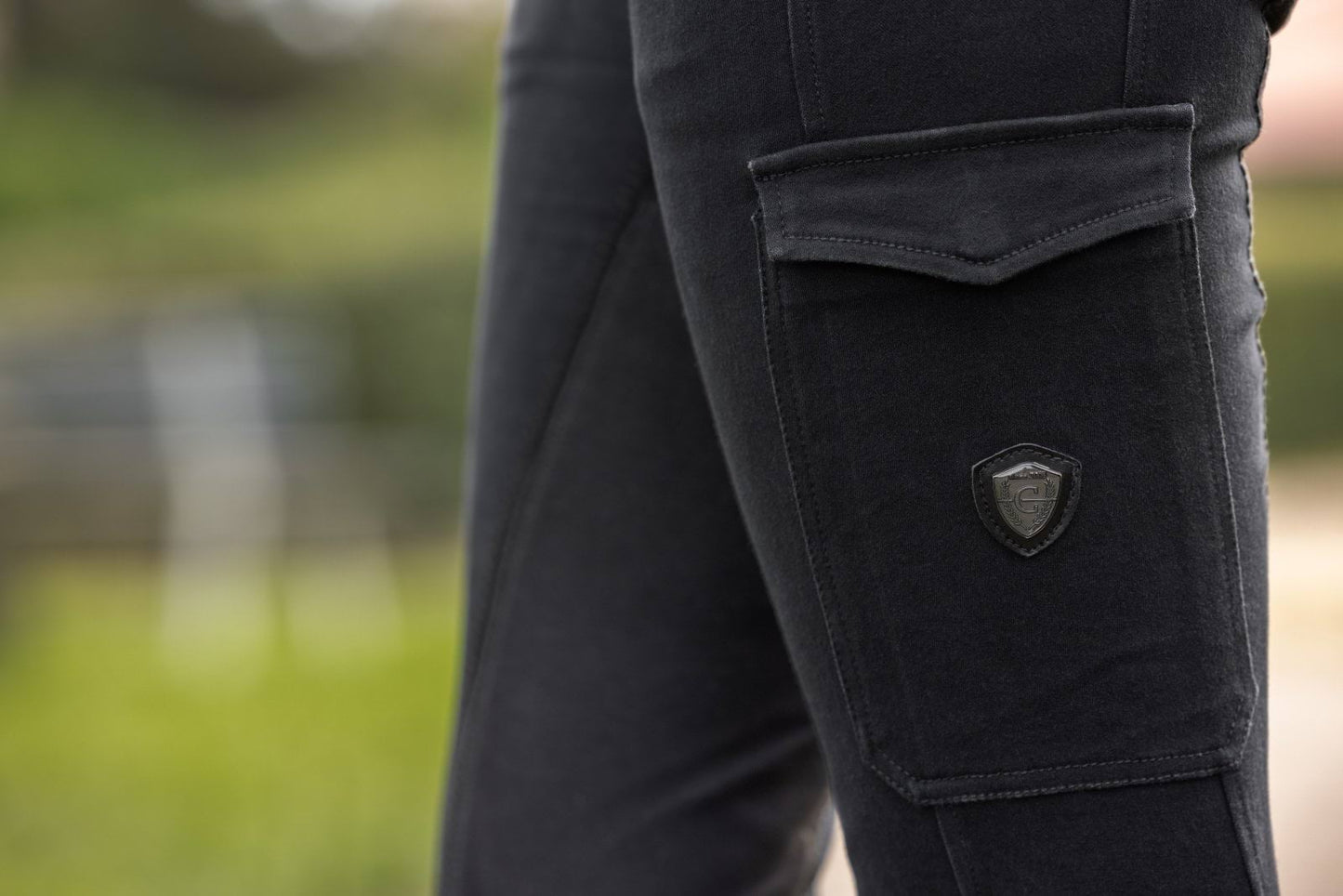 Covalliero bryczesy BasicPlus Jodphur, damskie, czarny