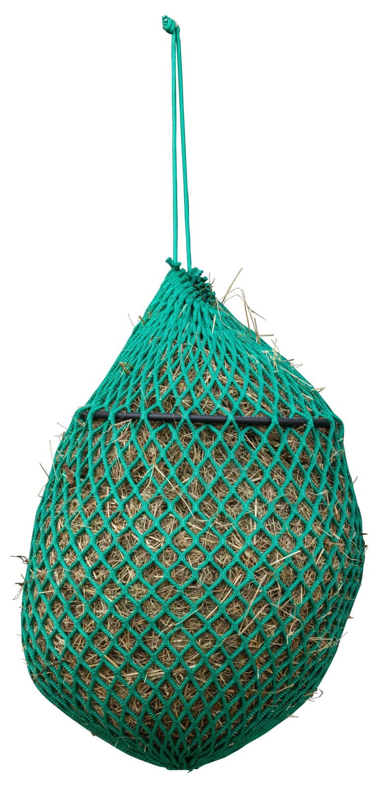 Kerbl siatka na siano dla konia z pierścieniem, zielony, oczko 4,5 cm, 120 cm