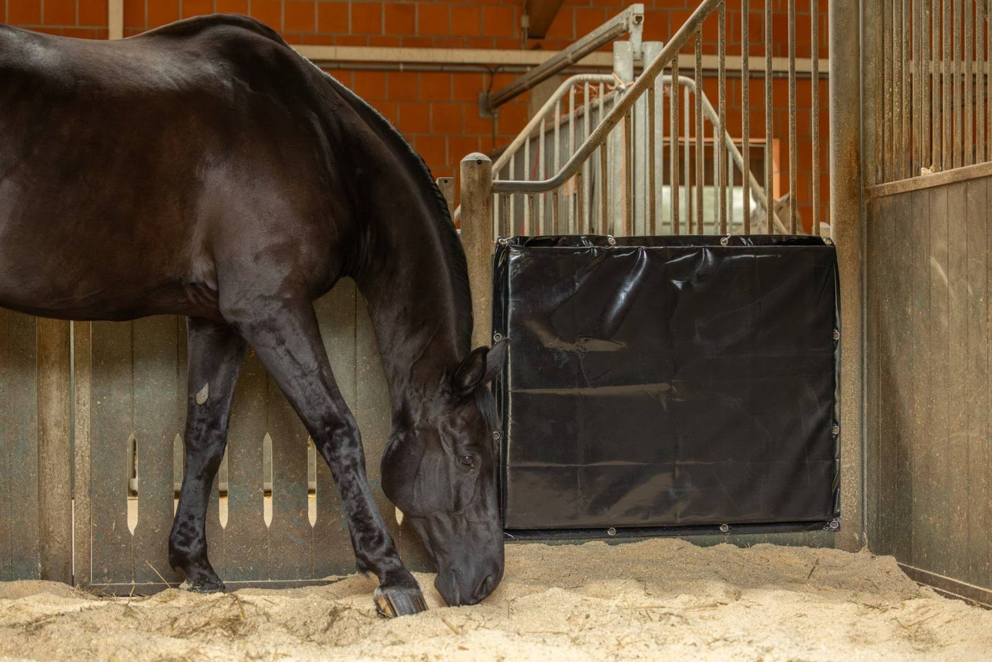 Kerbl mata amortyzująca, czarny, 120 x 100 x 4 cm