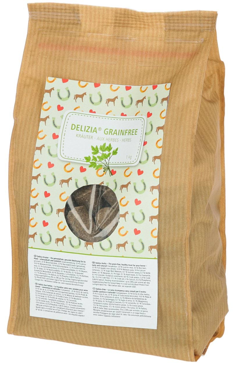 Kerbl smakołyki dla konia Delizia Grain Free 1kg