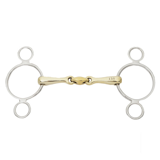 Kavalkade wędzidło wielokrążek podwójnie łamany 16mm KavalBit 24h