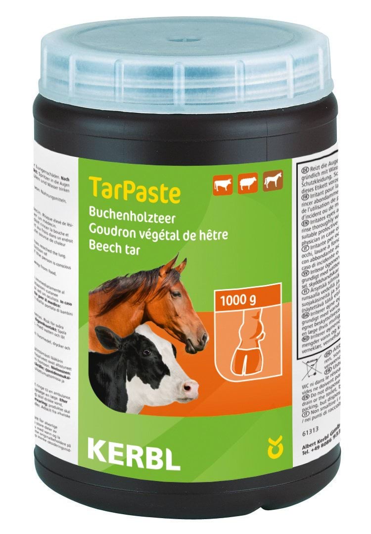 Kerbl smoła brukowa do kopyt 1kg 24h
