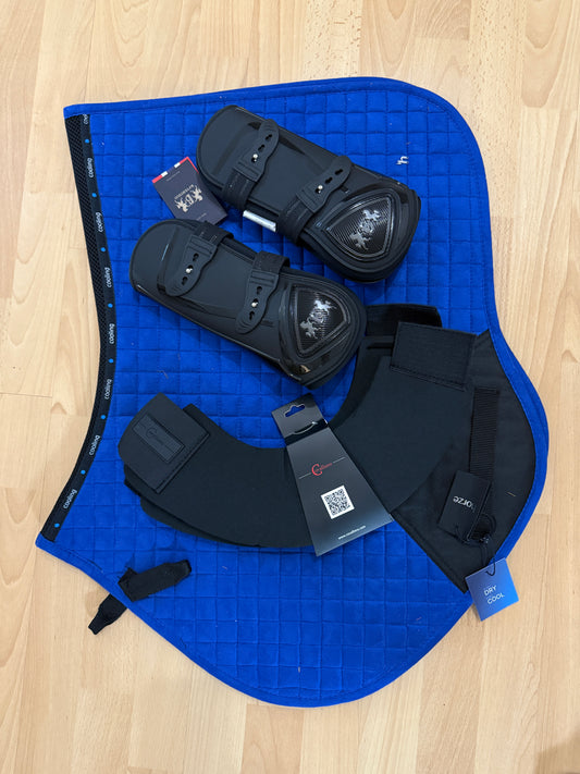 Zestaw nr 3 - czaprak, ochraniacze, kaloszki 24h