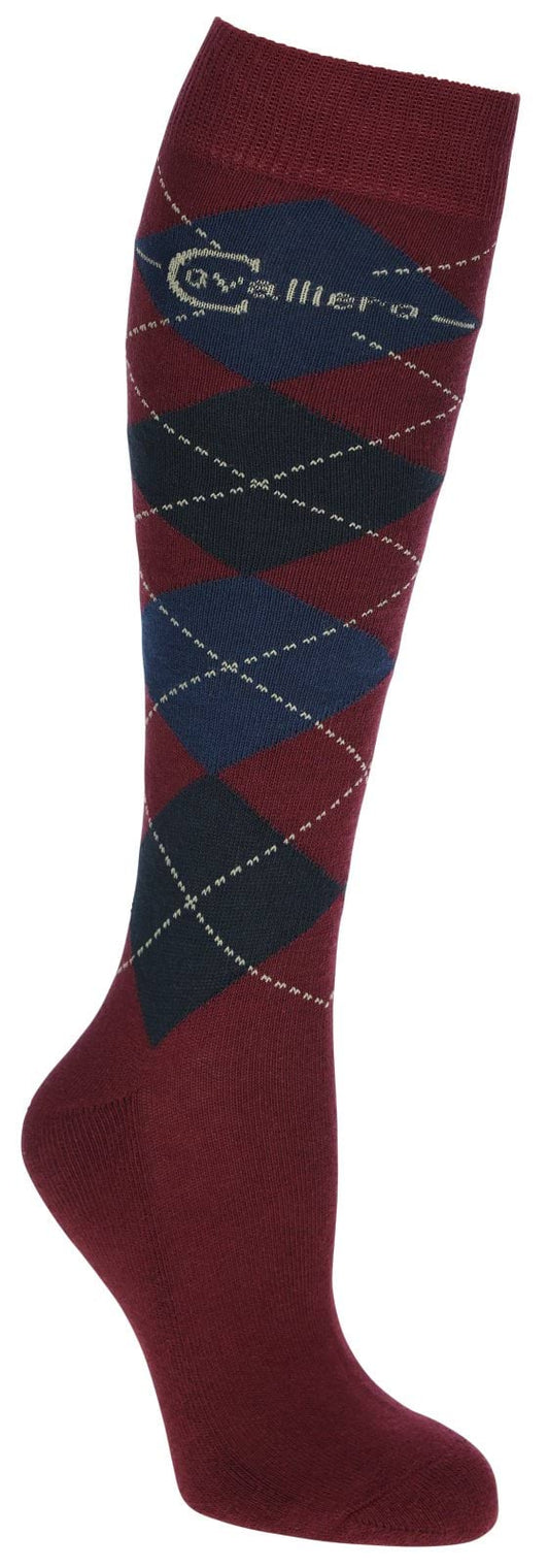 Covalliero podkolanówki jeździeckie Brescia, bordowy/grafitowy 24h