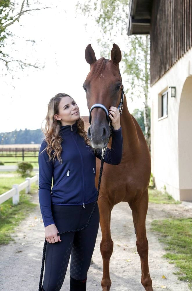 Covalliero bluza jeździecka funkcyjna granatowa 24h