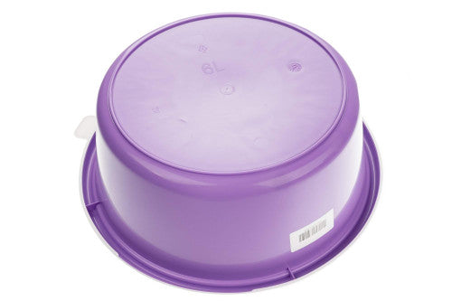 Zestaw miska na paszę, 6 l, lawendowa + pokrywka do miski Yummy 24h