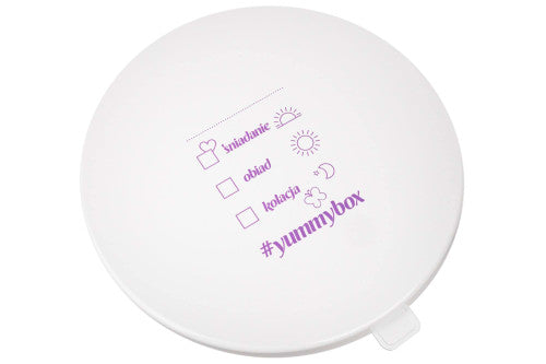 Zestaw miska na paszę, 6 l, lawendowa + pokrywka do miski Yummy 24h