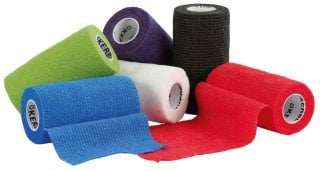 Kerbl samoprzylepny bandaż EquiLastic, 10 cm x 450 cm, fioletowy 24h