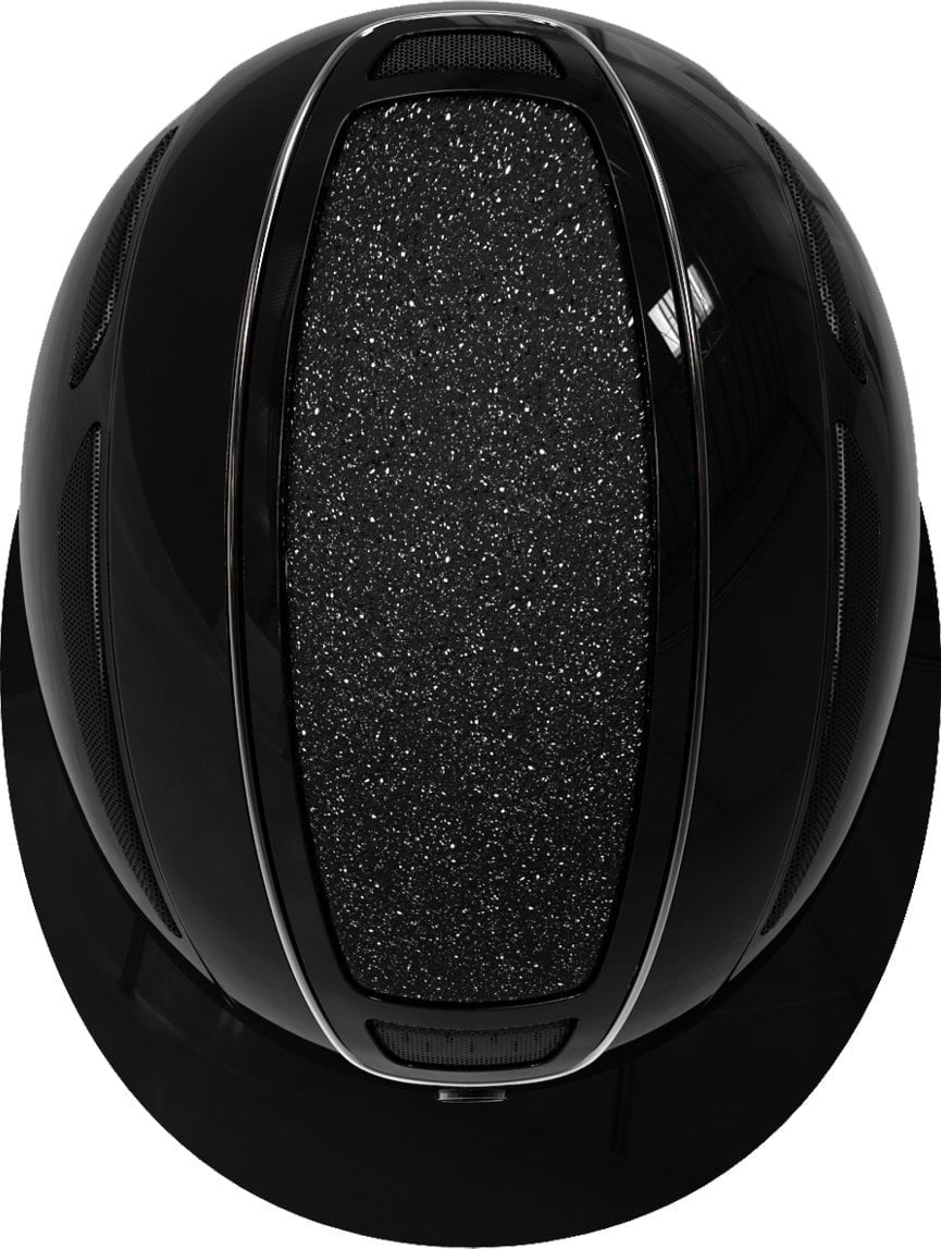 Covalliero kask jeździecki Elite Polo, lakierowany czarny 24h