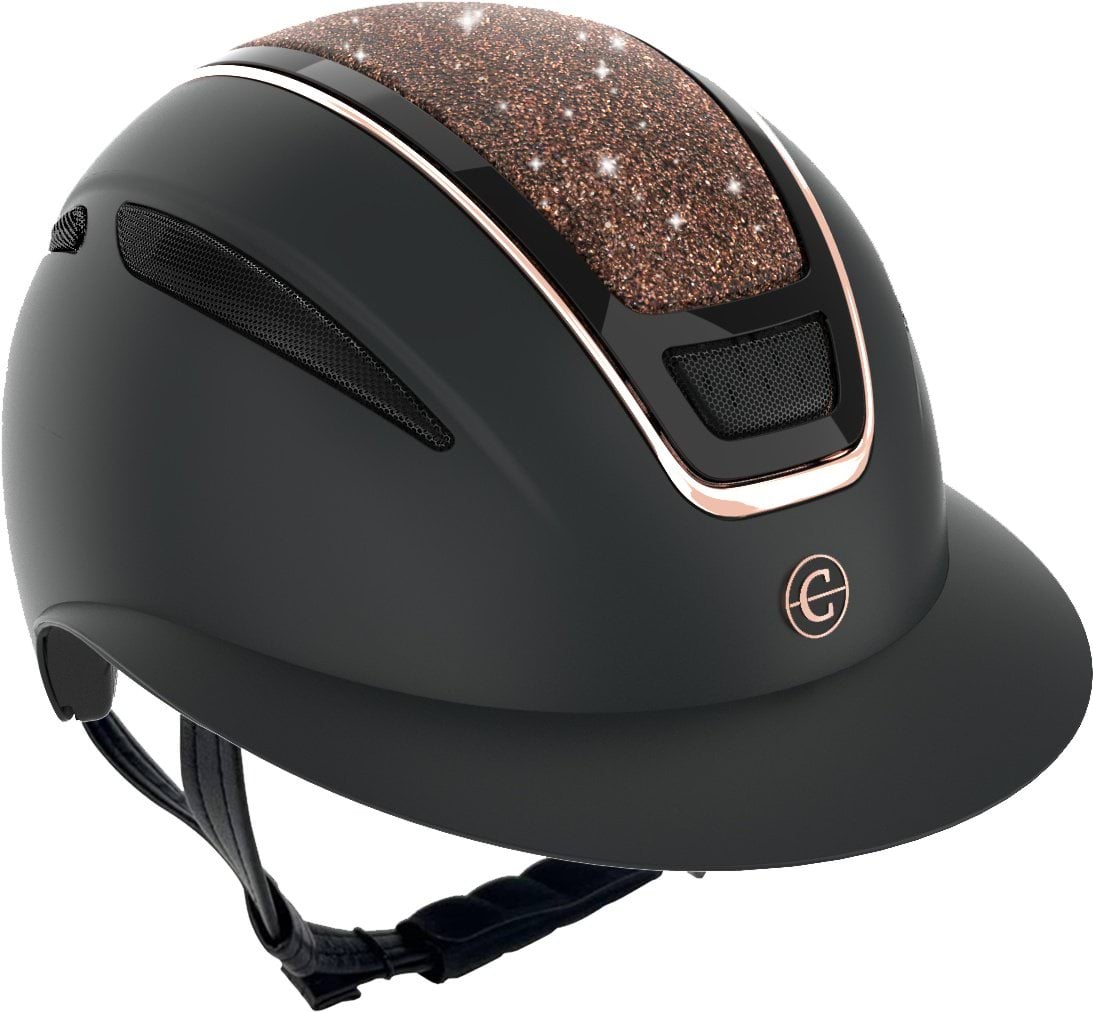 Covalliero kask jeździecki Elite Polo, rosegold 24h