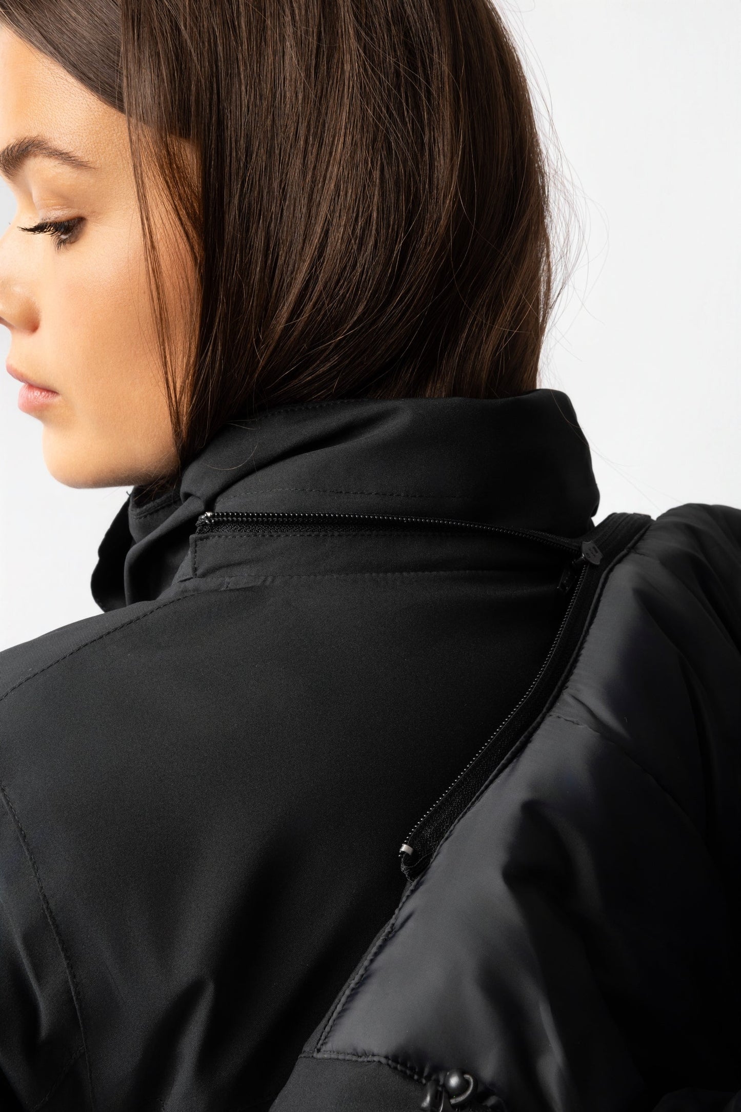 Horze zimowa kurtka wodoodporna Camila, czarna 24h