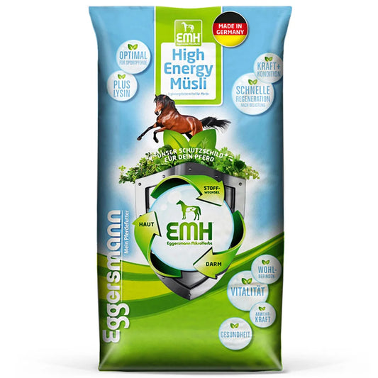 Eggersmann EMH High Energy Musli wysokoenergetyczne musli dla koni sportowych 20kg 48h