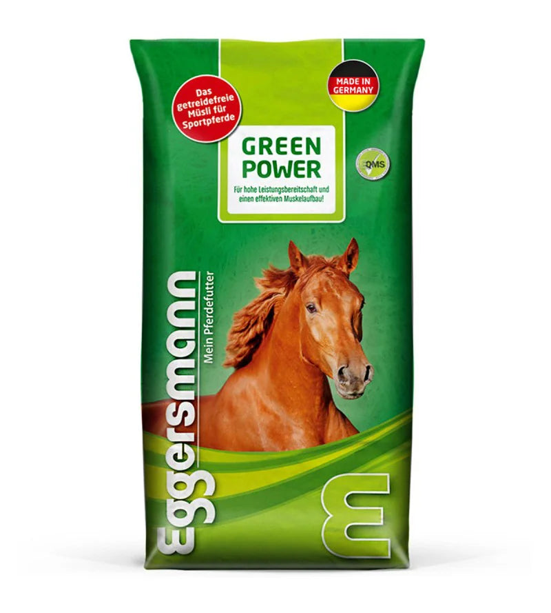 Eggersmann Green Power Getreidefrei bezzbożowa pasza dla koni sportowych 20kg 48h