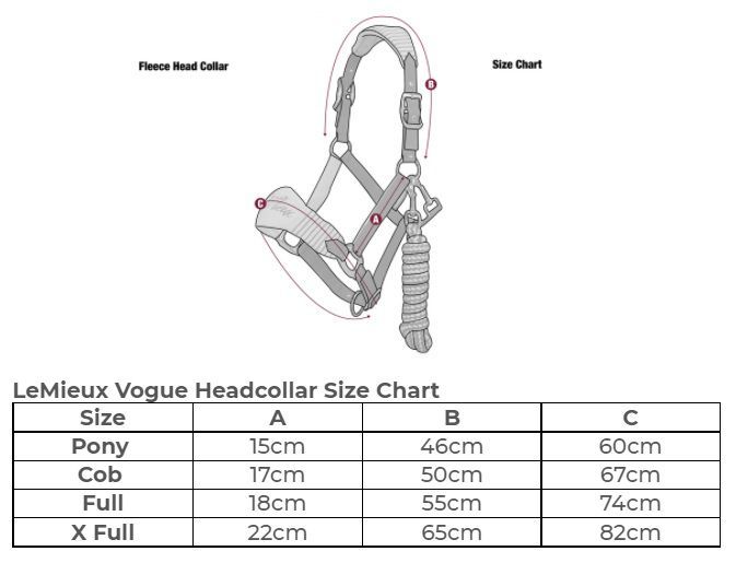 LeMieux kantar z uwiązem Vouge, chilli 24h