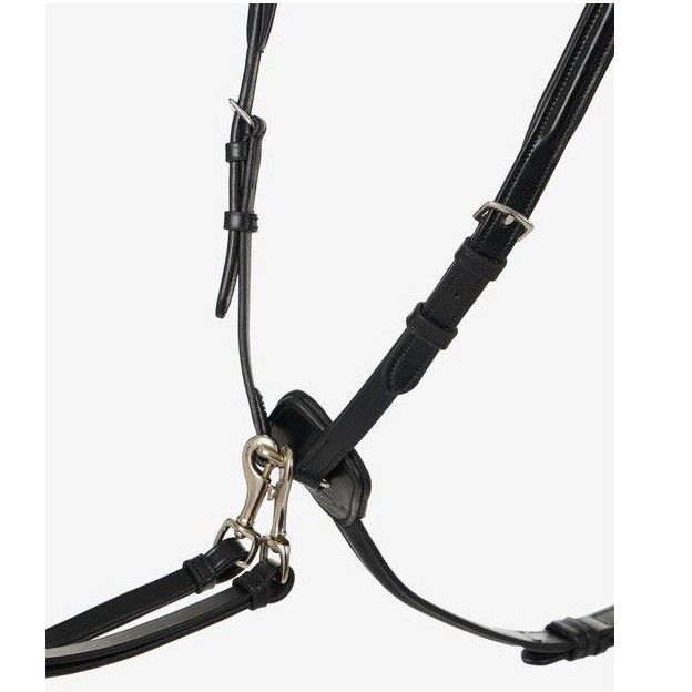 LeMieux napierśnik z wytokiem, czarny/srebrny