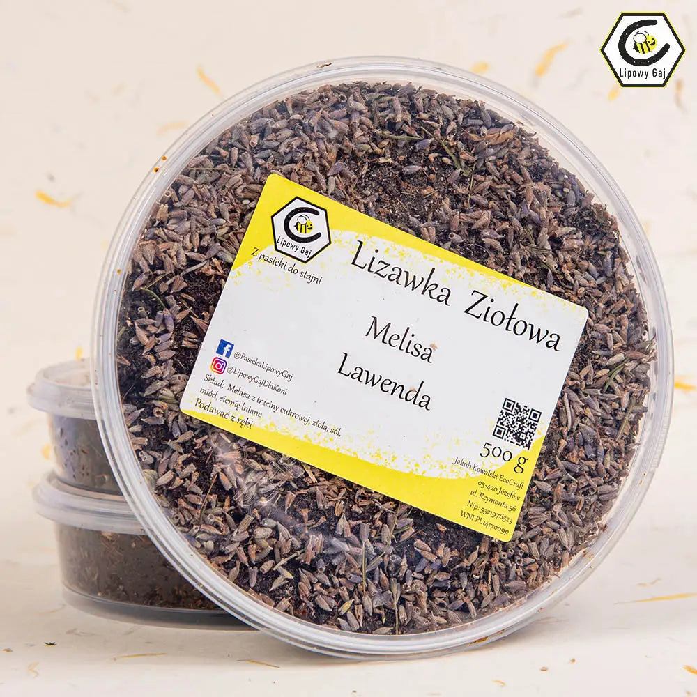 Lipowy Gaj lizawka miodowo ziołowa - melisa, lawenda 24h