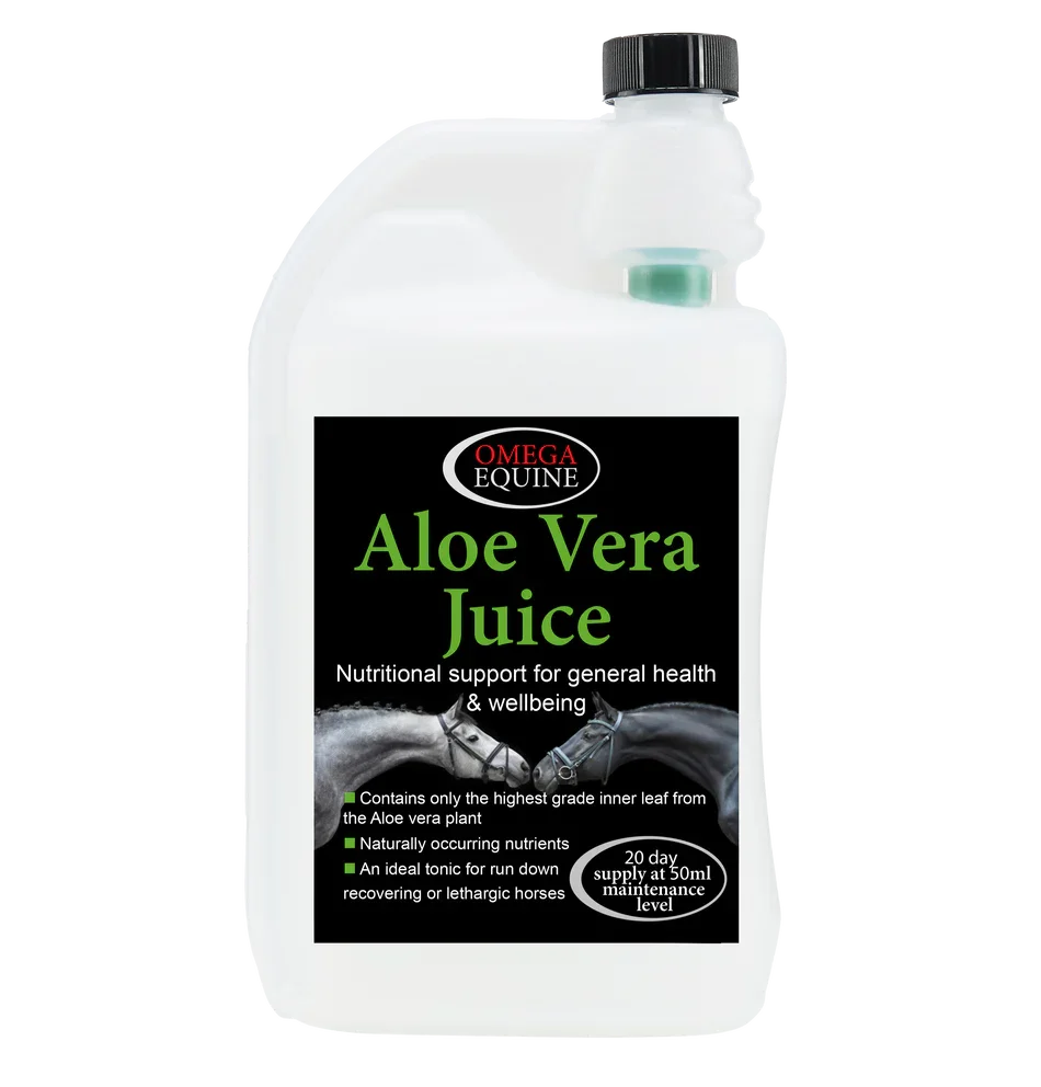 Omega Aloe Juice- Sok z aloesu dla koni 100% 48h