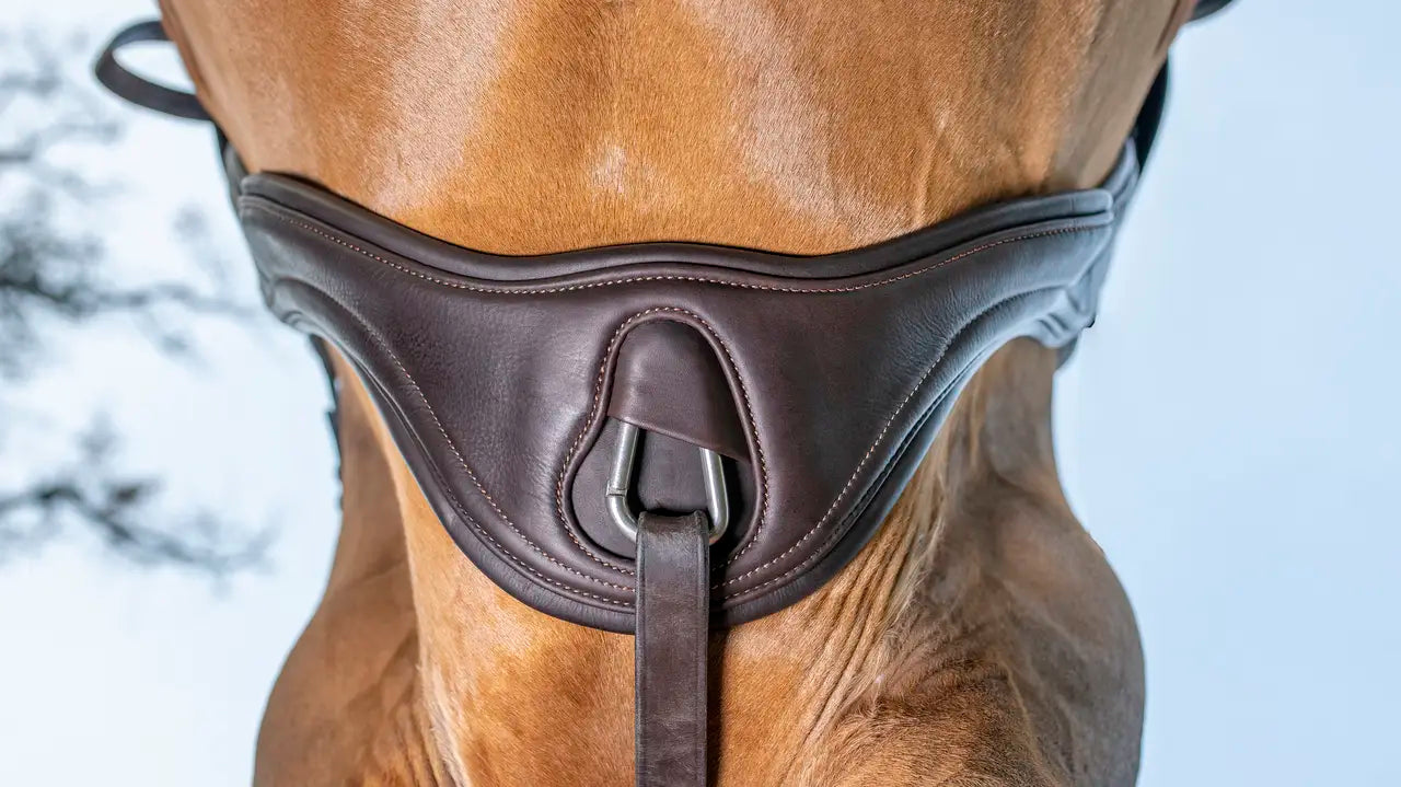 LeMieux popręg Gel-Tek Anatomic Jumping, brązowy