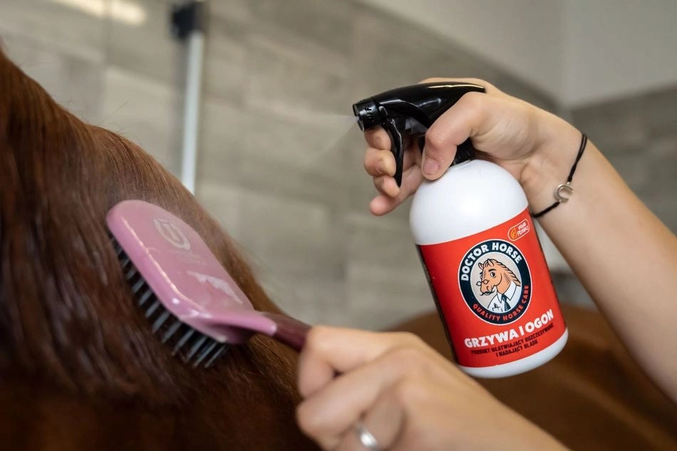 Doctor Horse "Grzywa i Ogon" odżywka ułatwiająca rozczesywanie i nadająca blask 500ml 24h