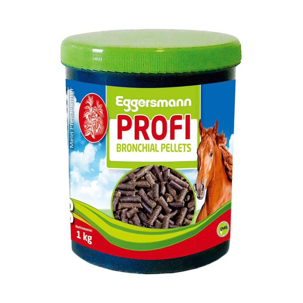 Eggersmann Profi Bronchial Pellets - ziołowy suplement dla koni z RAO/COPD 48h