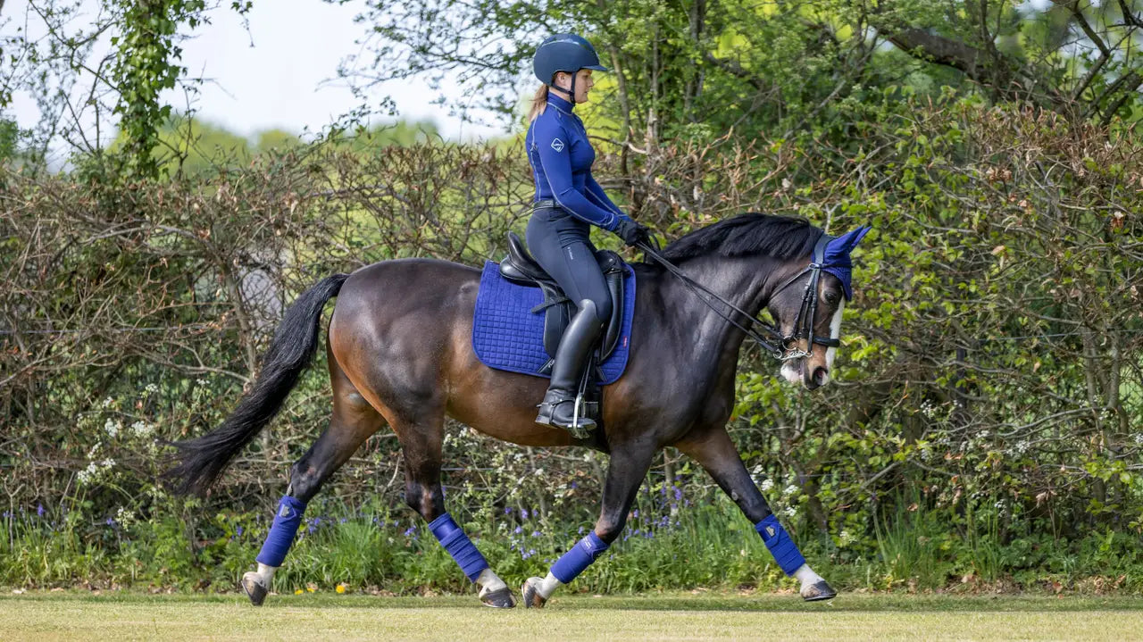 LeMieux czaprak Suede DR, Ink Blue 24h