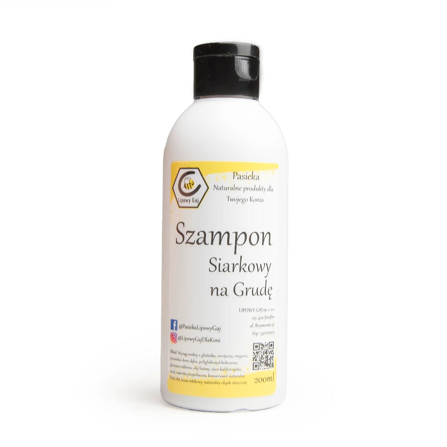 Lipowy Gaj szampon siarkowy na grudę 24h