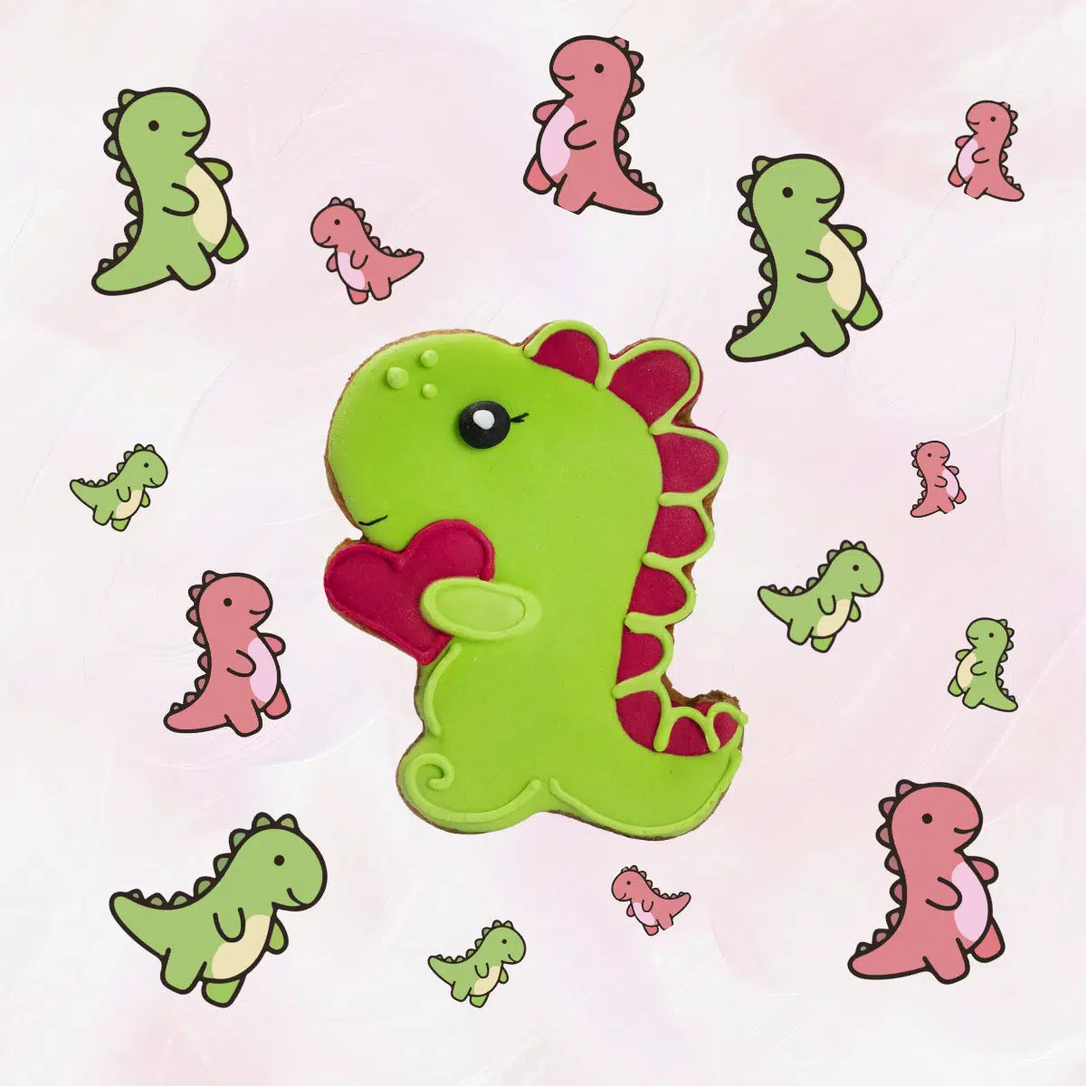 Candy Horse ciasteczko "Walentynki 2026", dinozaur 24h