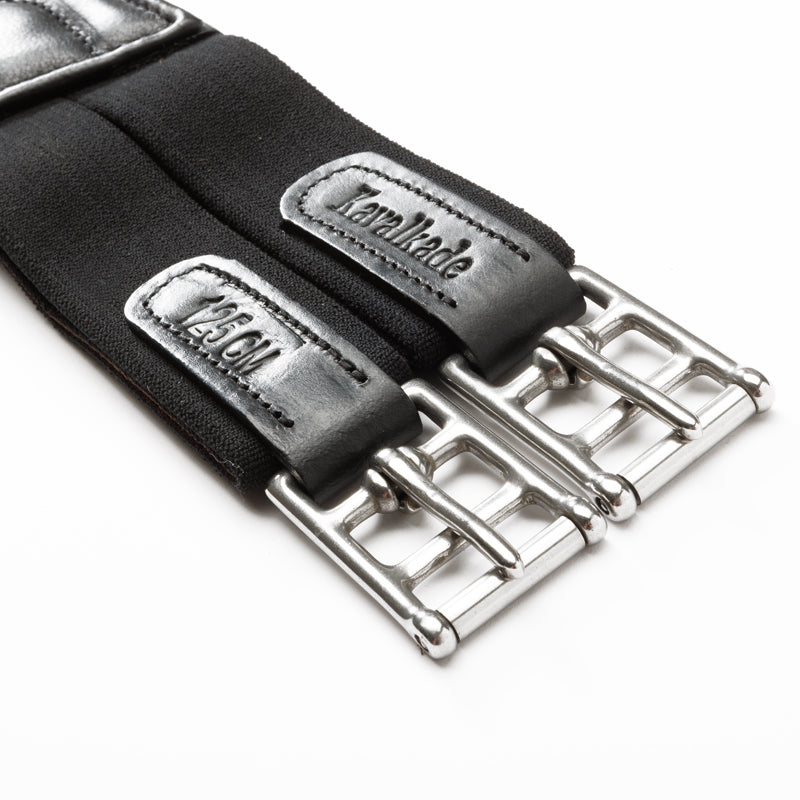 Kavalkade popręg półksiężycowy z miękkiej skóry "Casper", czarny 24h