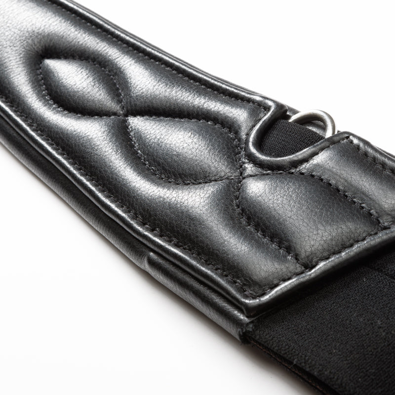 Kavalkade popręg półksiężycowy z miękkiej skóry "Casper", czarny 24h