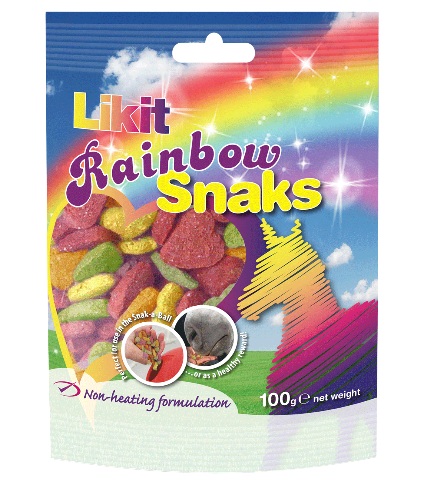 Likit smakołyki dla koni 100g, różne smaki