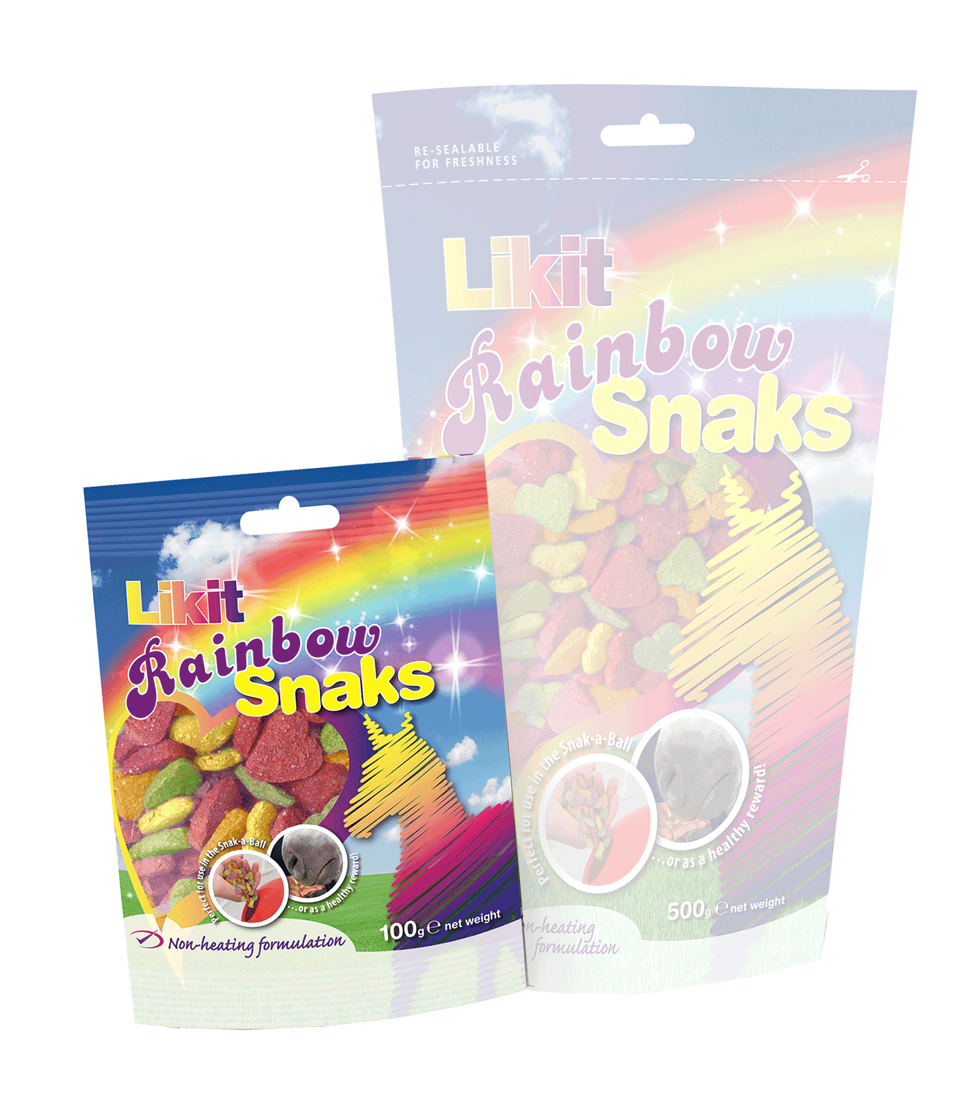 Likit smakołyki dla koni 100g, różne smaki