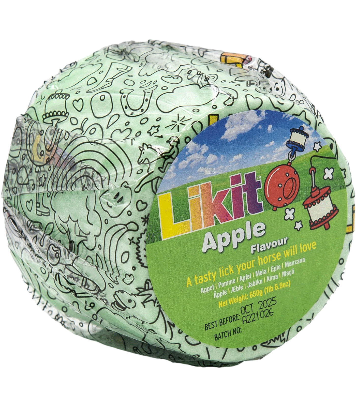 Likit lizawka owocowa z witaminami 625g, różne smaki 24h