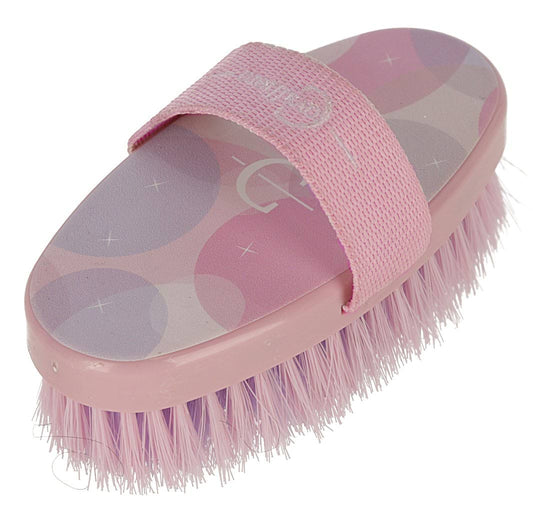 Covalliero szczotka dla konia Lili Starlight różowy 14cm