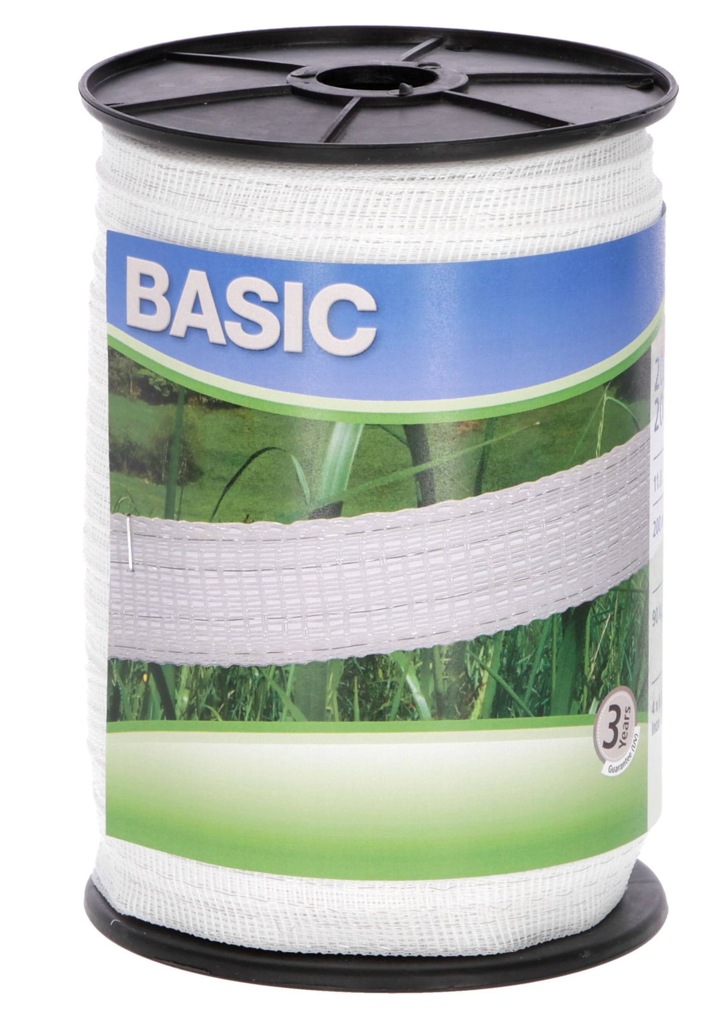 Kerbl taśma ogrodzeniowa BASIC, 200m x 20mm, biała