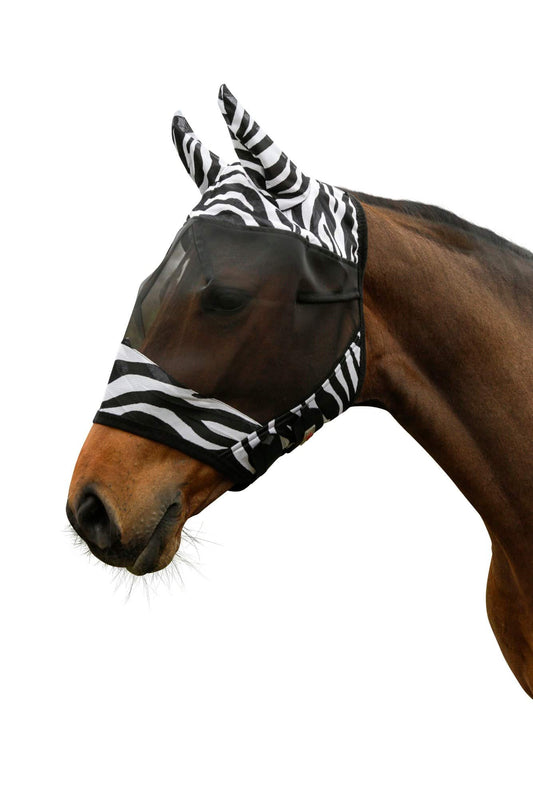 Covalliero maska przeciwowadowa dla konia z uszami Zebra