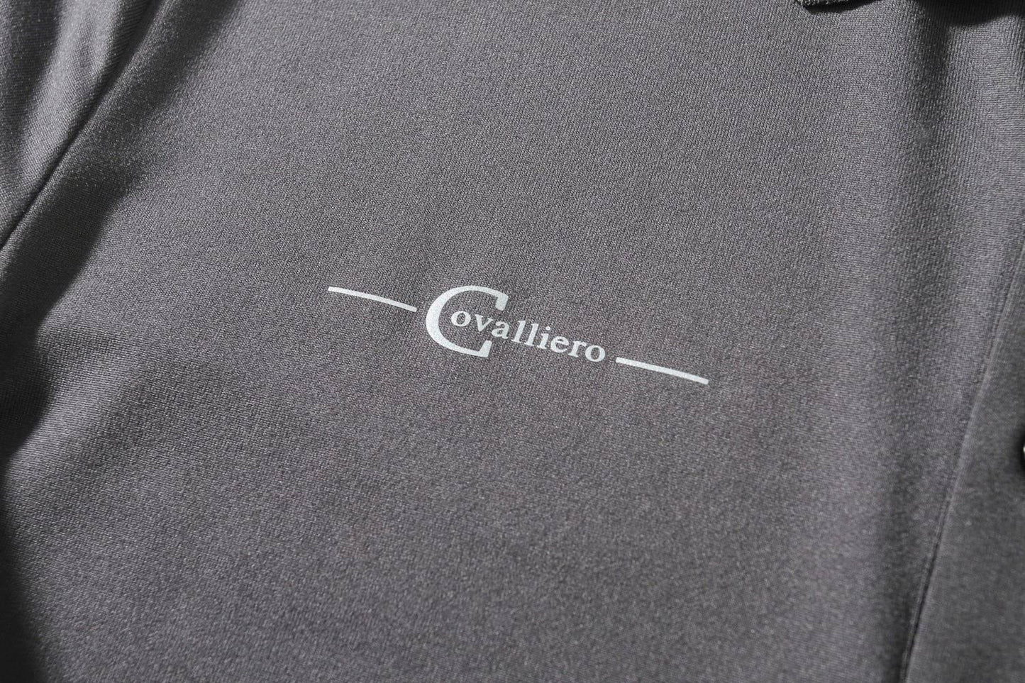 Covalliero koszulka jeździecka Polo, męska, grafitowy