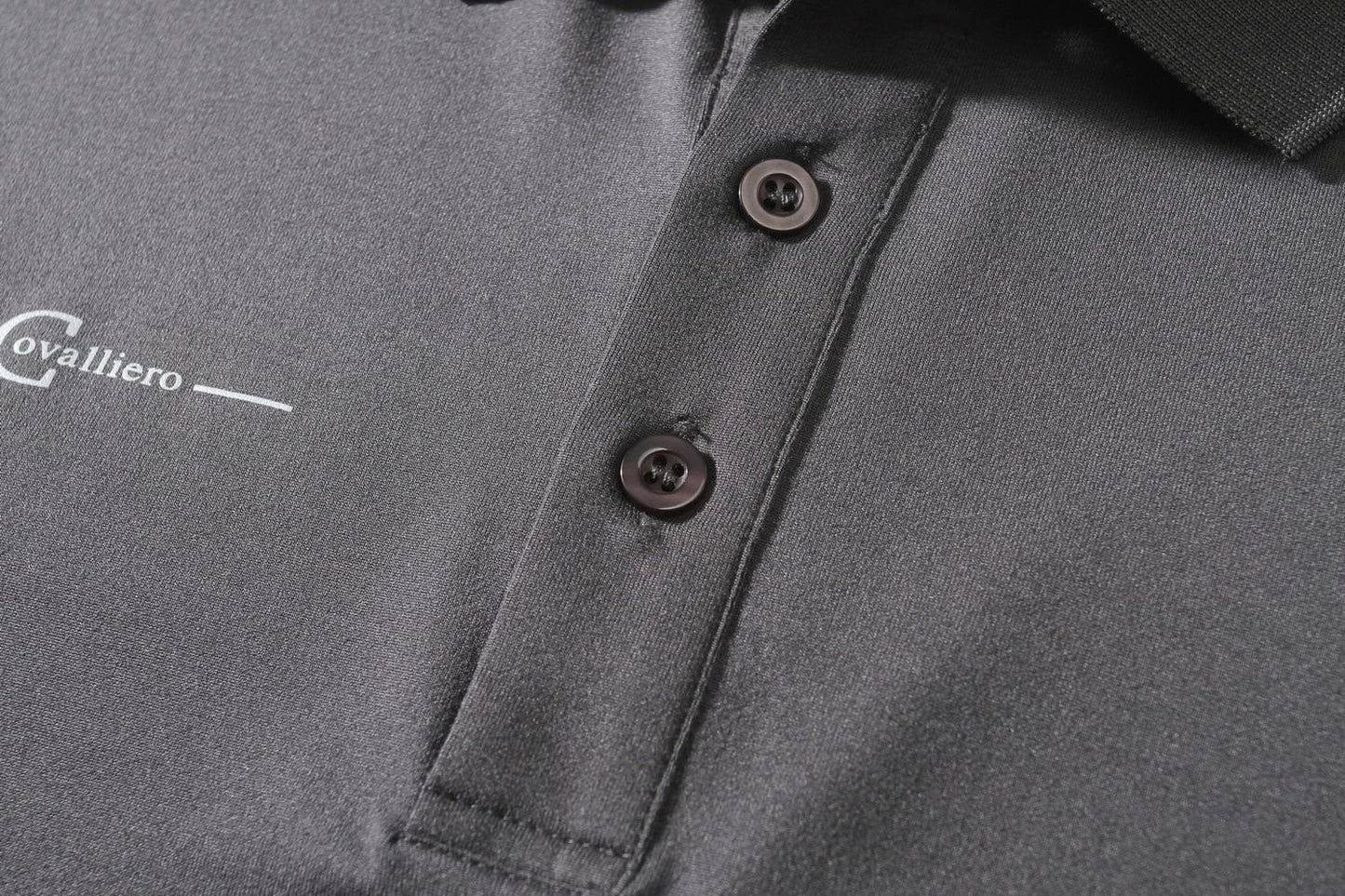 Covalliero koszulka jeździecka Polo, męska, grafitowy