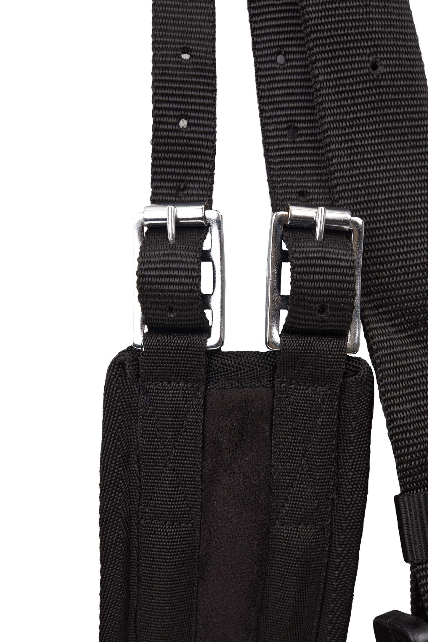 Horze pad do jazdy na oklep, zamszowy PU, czarny/szary 24h