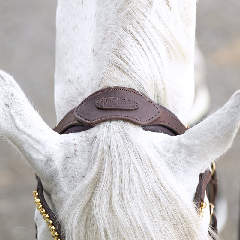 Kavalkade ogłowie anatomiczne z olejowanej skóry "Caliano". brązowe 24h