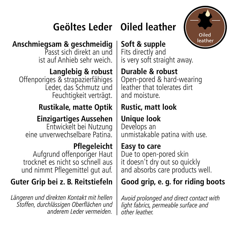 Kavalkade ogłowie z olejowanej skóry "EveryDay", czarne 24h