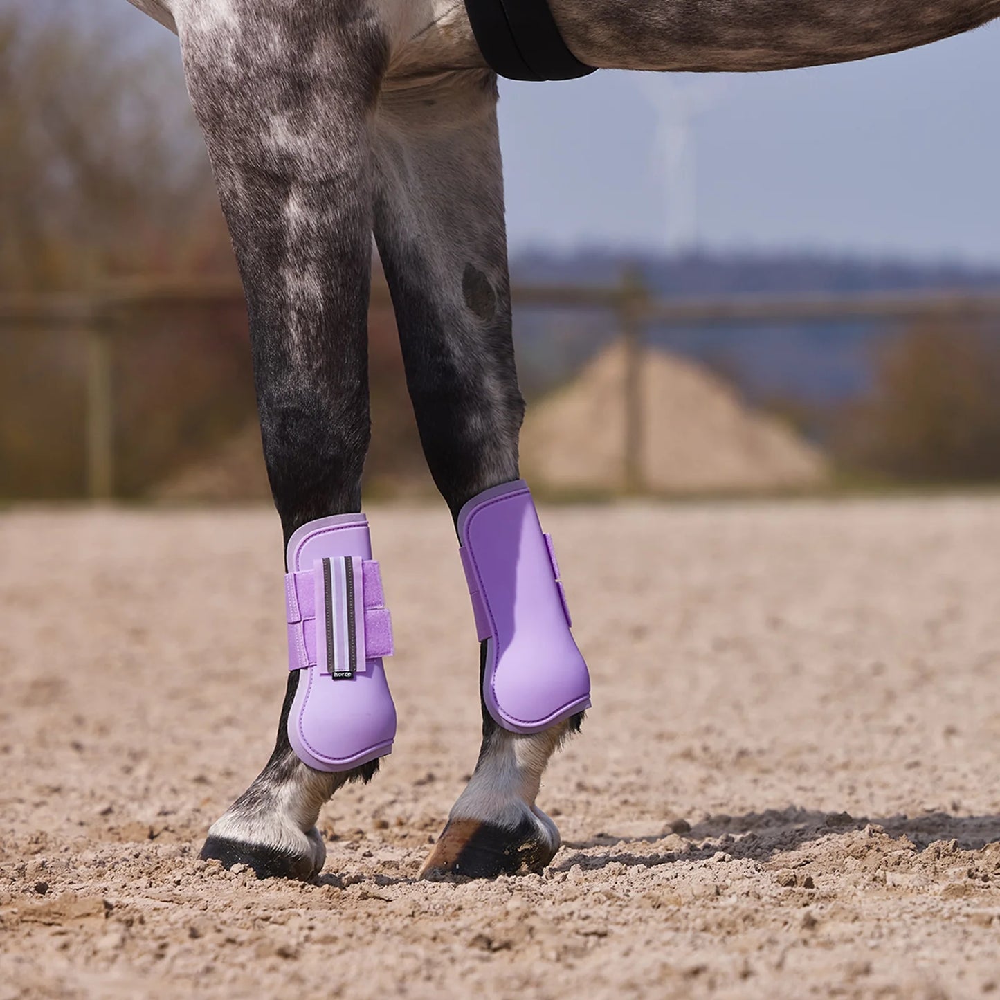 Horze ochraniacze przednie Adepto, Lavender Purple 24h