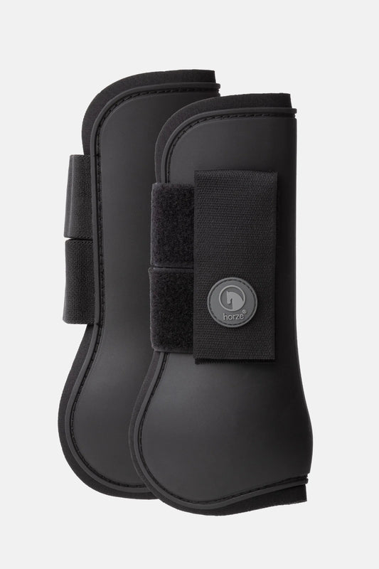 Horze ochraniacze przednie Chicago Tendon, czarne 24h