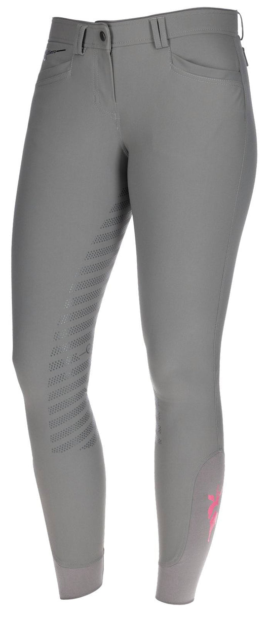 Covalliero bryczesy Janne x PinkRibbon, damskie, pełny lej, grafitowy