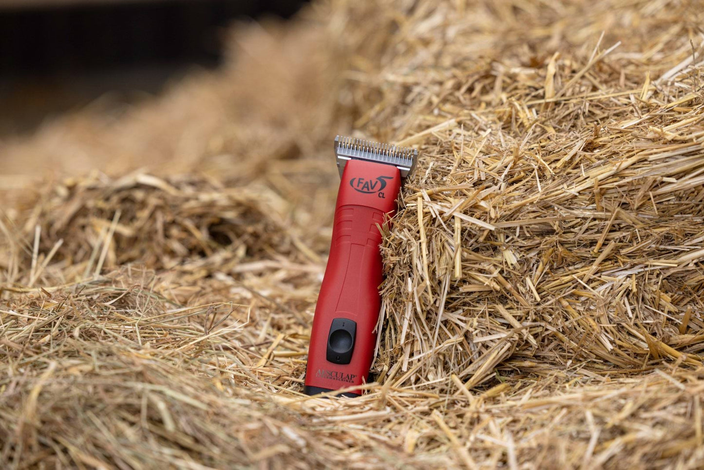 Aesculap maszynka do strzyżenia koni FAV5 CL Horse, 1 akumulator, czerwona